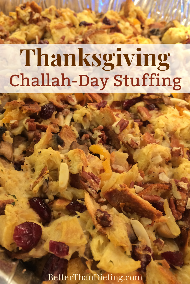 Thanksgiving Challah-Day Stuffing - Bonnie Taub-Dix