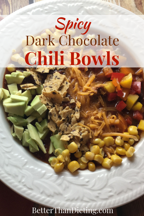 Spicy Dark Chocolate Chili Bowls | Bonnie Taub-Dix