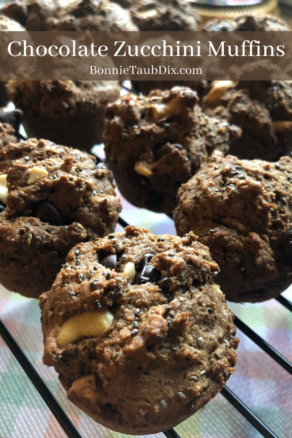 Chocolate Zucchini Muffins | Bonnie Taub-Dix