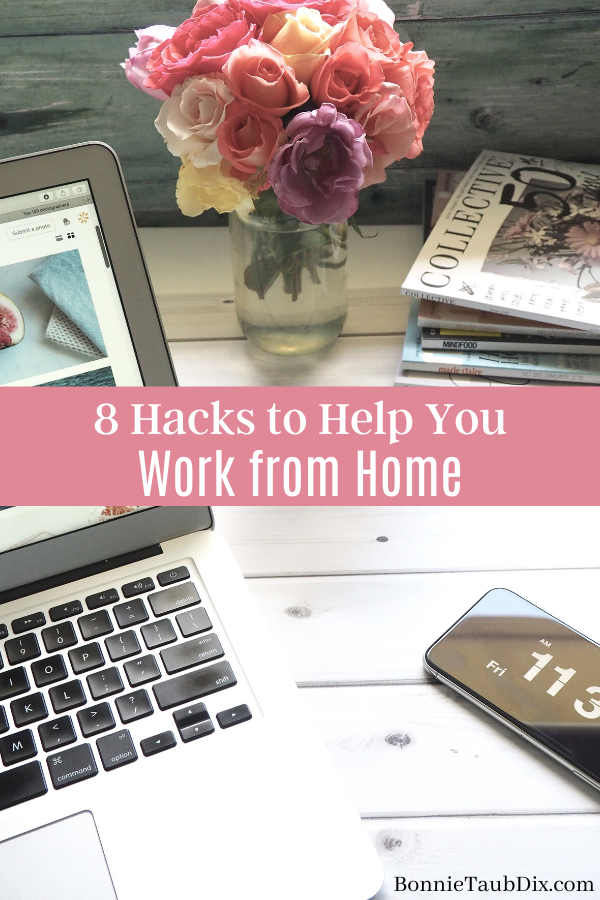 8 Hacks to Help You Work from Home | A round up of tips to help you work from home! Whether you're taking up remote work or are told to work from home for a few days by your employer, these tips will make the transition easier.