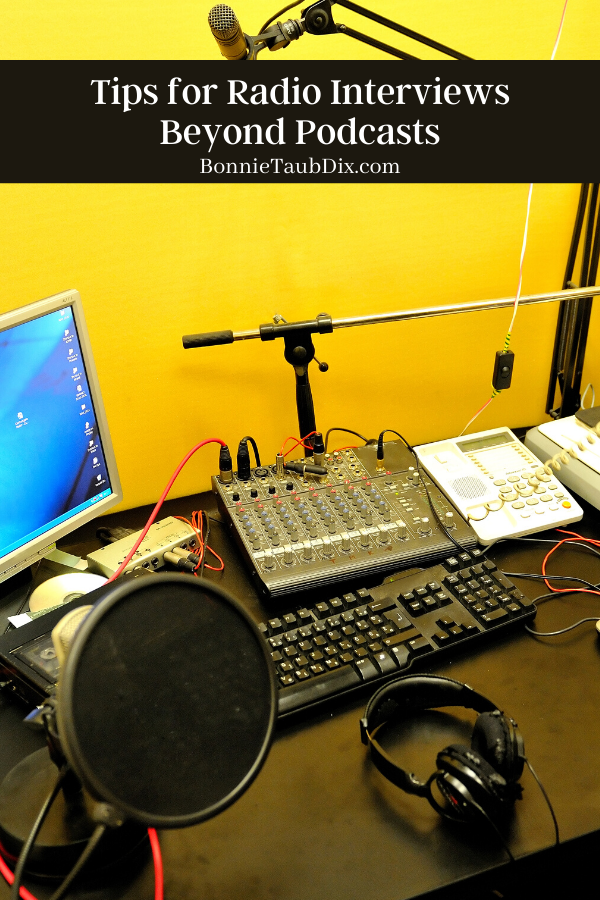 Tips for Radio Interviews Beyond Podcasts | Bonnie Taub-Dix