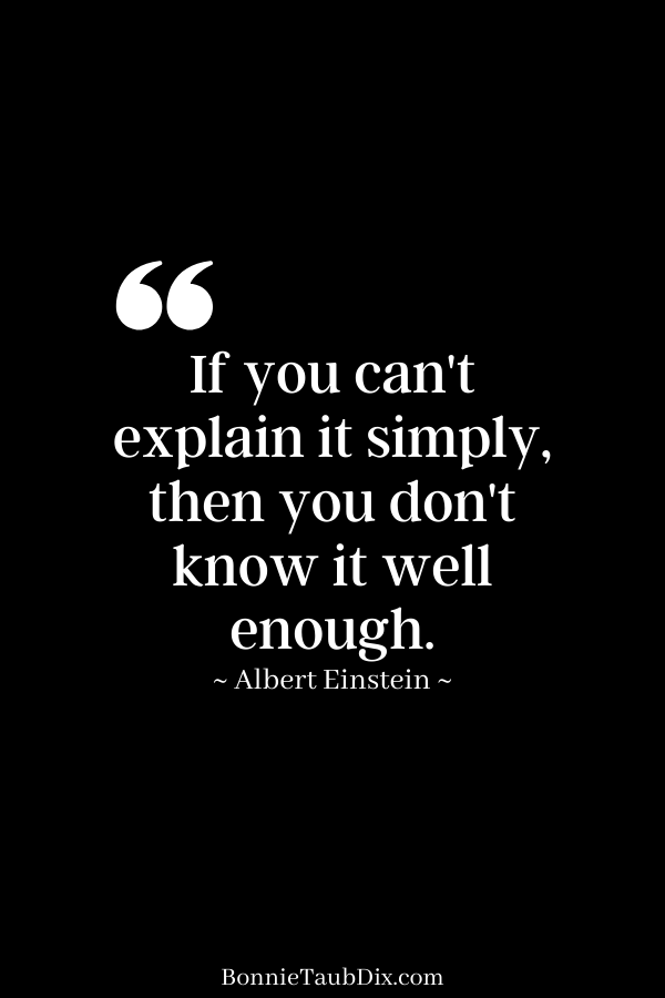 Explain It Simply or Do More Research | Bonnie Taub-Dix